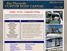 Tablet Screenshot of jimmacurdy.com